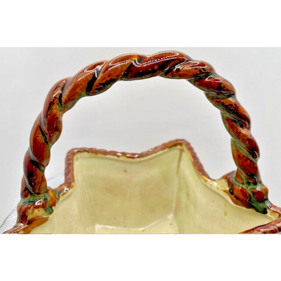 Canyon Ranch Collection Lone Star Hand Painted Ceramic Baskets Set of 2 - Picture 13 of 16